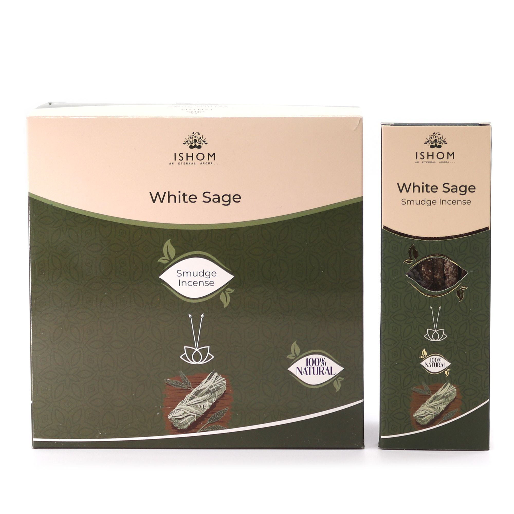 Ishom Smudge Incense - White Sage