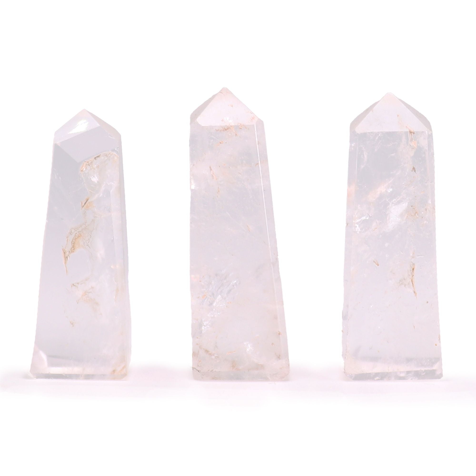 Gemstone Obelisk Points approx 5cm - Clear Quartz