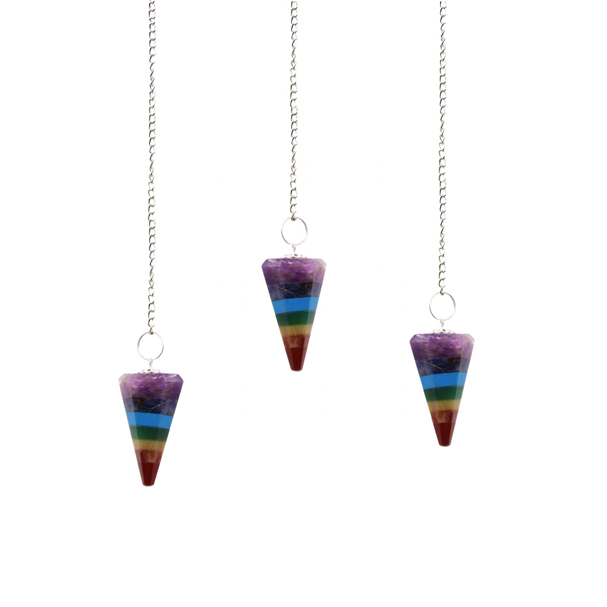 Chakra Style 7 Slice Pendulums