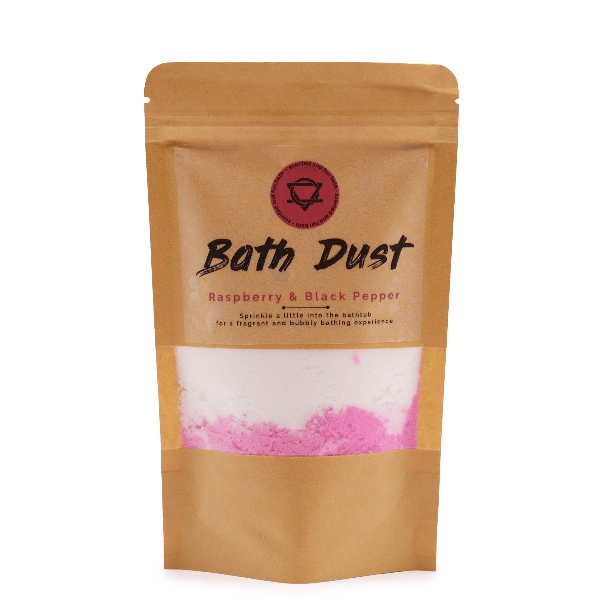 Raspberry & Black Pepper Bath Dust 190g
